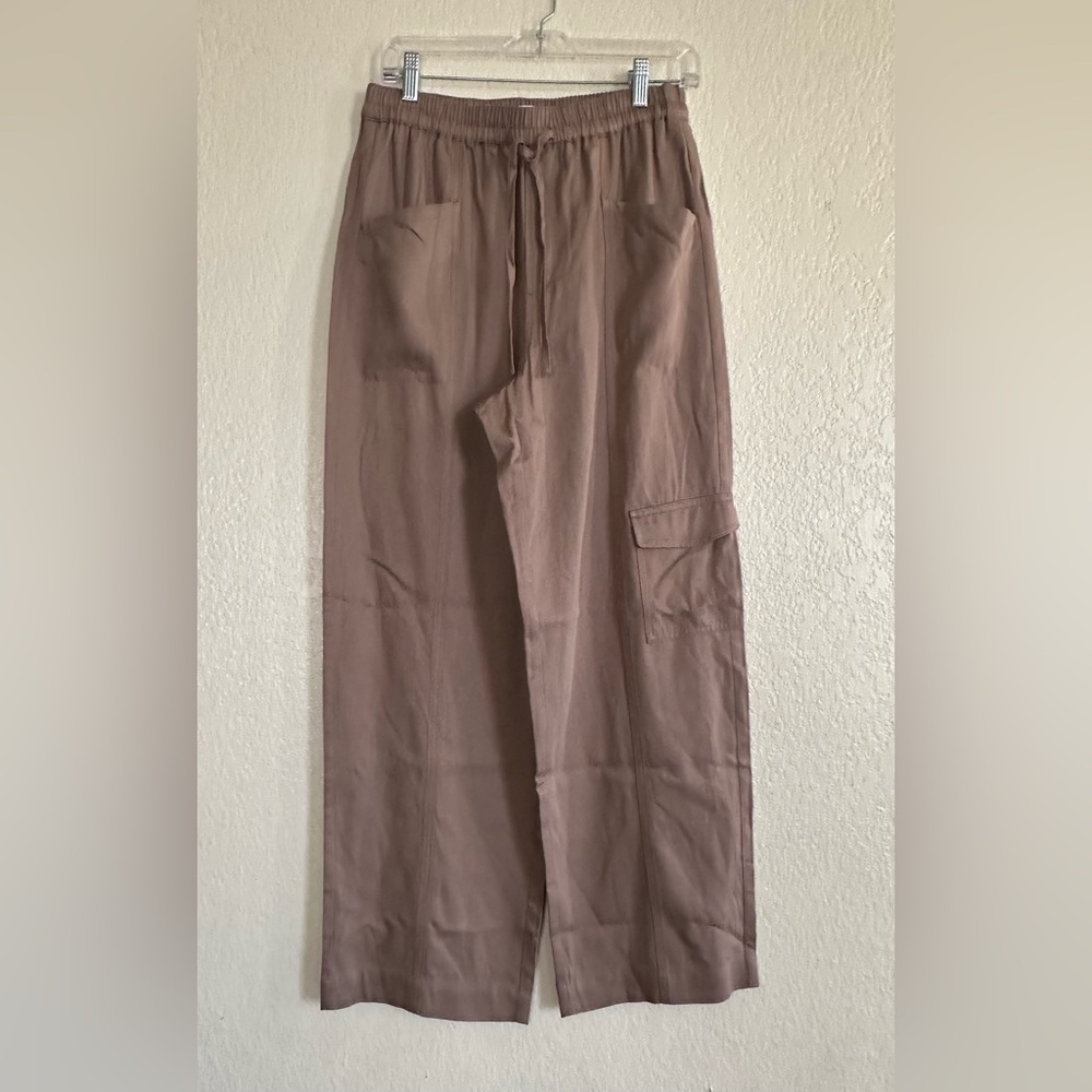 Madewell Cargo pants High Rise Relaxed Drawstring Viscose Small casual - Picture 2 of 11